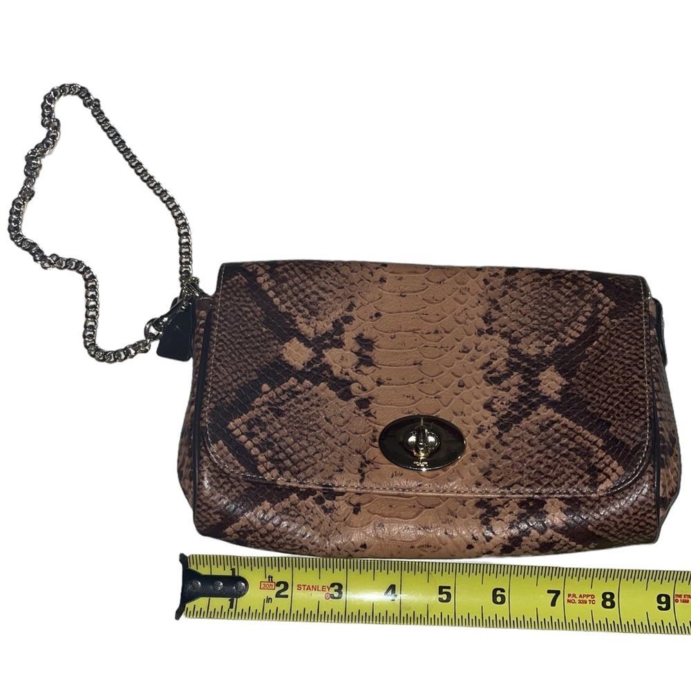 Authentic Coach Snakeskin Mini Ruby Crossbody - image 8